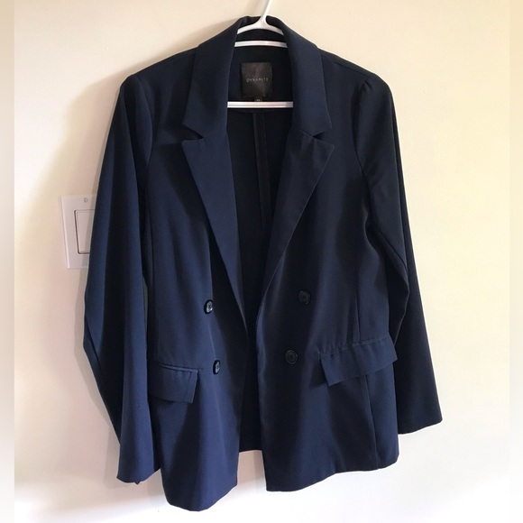 Dynamite Jackets & Blazers - Dynamite Navy Blazer